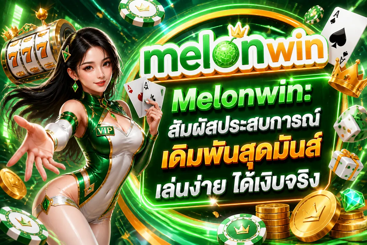 Melonwin: สัมผัสประสบการณ์เดิมพันสุดมันส์ เล่นง่าย ได้เงินจริง